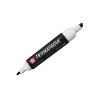 ราคา ปากกามาร์คเกอร์ 2 หัว SAKURA PERMAPAQUE สีดำ (1191604)
