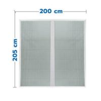 ราคา ชุดมุ้งจีบประตูอะลูมิเนียม พร้อมราง WINDOW ASIA 200x205 ซม. สีขาว (1328523)