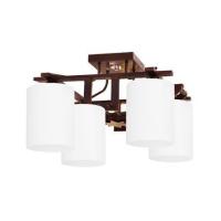 ราคา L&E โคมไฟถาด สีขาว-น้ำตาล 4 หัว รุ่น PWG63-014