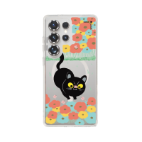 ราคา Samsung Galaxy S25 Ultra Clear MagSafe Flower Black Cat (88528791137168852879511642)