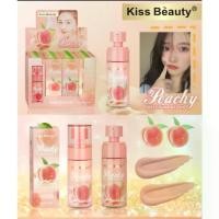 ราคา 68083-03 ครีมรองพื้นกันแดดพีช Kiss Beauty PEACHY BB FOUNDATION ครีมกันแดดพีช ครีมรองพื้นพีช ครีมบีบีกันแดดเนื้อแมท (1731319092334135136)