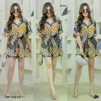 ราคา Garden Clothes ชุดเซ็ท เซท 2 ชิ้น #สาวอวบ เสื้อเชิ๊ต แขนสั้น + กางเกงขาสั้น.. สีเทา (1732225609946794687)