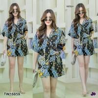 ราคา Garden Clothes ชุดเซ็ท เซท 2 ชิ้น #สาวอวบ เสื้อเชิ๊ต แขนสั้น + กางเกงขาสั้น.. สีดำ (1732225588422216383)