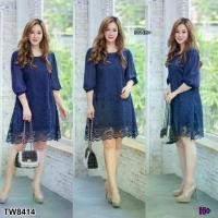 ราคา Garden Clothes ชุดเดรส เดรส สาวอวบ ลูกไม้แขนชีฟอง (1732225633606273727)