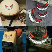 ราคา สติ๊กเกอร์ติดรถสะท้อนแสง แต่งรถ ตาปีศาจ การแสดงออก ตกแต่งรถยนต์ไฟฟ้า สกู๊ตเตอร์ รถจักรยานยนต์ หัวมอเตอร์ไซค์ กระจกหน้ารถ กระจก ตัวรถ ถังน้ำมันเชื้อเพลิง หน้าต่าง ฝากระโปรงหน้า สติ๊กเกอร์หมวกกันน็อค lu