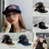 ราคา หมวกตาข่าย หมวกวินเทจ โลโก้ MOTOR CYCLES Vintage Snapback HIPHOP (1732156033615300794)