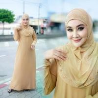 ราคา ชุดเดรสมุสลิมพร้อมผ้าคลุมฮิญาบ ชุดผู้หญิงอิสลาม ดีเทลปักเพชรรีดสุดอลัง สไตล์ตุรกีทรงสวยหรู IM36 รุสมีนี ชุดมุสลิม Muslim outfit (1731291256810013987)