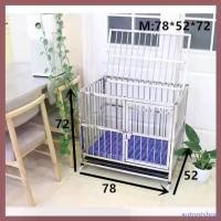 ราคา autoptshop ความคงทน Hot Sale Stainless Steel Cage M:78x52x72 กรงสแตนเลส grade202 ราคาถูก คอก หมา สุนัข กรง ที่ ลับ เล็บ แมว ต้น มะพร้าว สําเร็จรูป ติด หน้าต่าง กรงสุนัข (1730344791905175732)