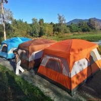 ราคา exhaustedshop ความคงทน เต็นท์บ้าน 8-10 คน Free Boat camel นอนได้ทั้งครอบครัว (1731556324297574640)