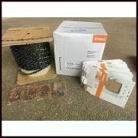 ราคา Tongdawei'Shop ความคงทน โซ่เลื่อยยนต์ STIHL แท้ ยกม้วน แถมข้อต่อและกล่องใส่โซ่ (1730369269952448583)