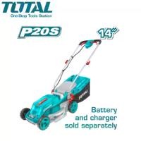 ราคา TOTAL รถเข็นตัดหญ้า แบตเตอรี่ไร้สาย 14นิ้ว รุ่น TLMLI2014 40V ( ตัวเปล่า ) 30 ลิตร ตัดหญ้า เครื่องตัดหญ้า (1729836217874811083)