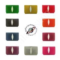 ราคา กระเป๋าสตางค์ผู้หญิงใบสั้น สไตล์ 3 พับ หนังปลากระเบน เลือกสีได้ ใส่ธนบัตร เหรียญ บัตรเครดิต บัตร เอทีเอ็ม ทนทานเป็นเลิศ หนังแท้ 100% กระเป๋าสตางค์แบบสั้น กระเป๋าสตางค์พับสามท่อน ที่ใส่เหรียญ/กระเป๋า (