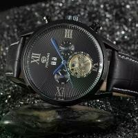 ราคา Forsining-Tourbillon นาฬิกาจักรกลสำหรับผู้ชาย นาฬิกาข้อมือหนังชาย กีฬา Ceasuri Saat Relogio Masculino (1729755776238586580)