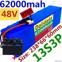 ราคา trekomshop คุณภาพรับประกันได้ (คูปองส่งฟรี 40บาท)!48v แบตเตอรี่ลิเธียมไอออน 48v 62Ah 18650 1000w 13S3P battery แบตเตอรี่ลิเธียมไอออนสำหรับ 54.6v E-bike ไฟฟ้าจักรยานสกู๊ตเตอร์ ออ (1730845077533460979)