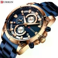 ราคา CURREN - นาฬิกาข้อมือควอทซ์ผู้ชาย แฟชั่น กีฬา ลำลอง ธุรกิจ นาฬิกาชาย Reloj (1729719057068820766)