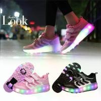 ราคา รองเท้า Heelys สำหรับเด็ก โรลเลอร์สเกตนักเรียน รองเท้า Heelys สำหรับเด็กหญิงและเด็กชาย โรลเลอร์สเกตสองล้อ กีฬา Sport ออกกำลังกาย Shoes Child (1729722999443327955)