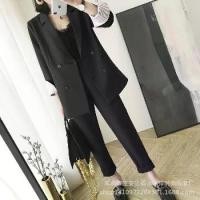 ราคา เสื้อผ้าผู้หญิง โอเวอร์ไซส์ ชุดลำลอง สาวอ้วน สไตล์เกาหลี สลิมมิ่งและหลวม มืออาชีพ ชุดสูทขนาดเล็ก สูทสองชิ้น เหมาะสำหรับคนอ้วน 200 จิน พลัสไซส์ (1731300097707705654)