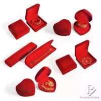 ราคา กล่องกำมะหยี่ กล่องของขวัญใส่เครื่องประดับ กล่องใส่ทอง กล่องใส่เครื่องประดับ ใส่ กำไล สร้อย เข็มกลัด เหรียญ พระเครื่อง (1729581415937444078)