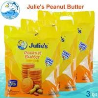 ราคา Julie's Peanut Butter 360กรัม 3ถุง จูลี่ย์ จุลี่ บิสกิตเนยถั่ว ขนมไส้เนยถั่ว บิสกิตสอดไส้เนยถั่ว เนยถั่ว Julies คุกกี้ ขนม ขนมปัง ของฝาก ประจวบ (1729655169150978103)