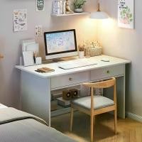 ราคา โต๊ะคอมพิวเตอร์ โต๊ะอ่านหนังสือ โต๊ะทำงานไม้ สีขาว สไตล์โมเดิร์น มี 2 ลิ้นชัก ขนาดยาว60/70/80CM แข็งแรงทนทาน ประกอบง่าย โต๊ะ คอมพิวเตอร์ (1731663000082875836)