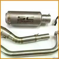 ราคา perforshop คุณภาพรับประกันได้ คอท่อฟูล สำหรับ Yamaha New R15/MT15/XSR155 ปี 2017-2019 + ปลายท่อ SC project สีเงิน งานสวย ที่ จับ มือ ถือ มอเตอร์ไซค์ Motorcycle รถ (1730701947755006602)