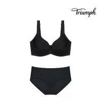 ราคา hefires Triumph เซ็ตคู่เสื้อชั้นใน+กางเกงชั้นใน เสื้อชั้นในมีโครง Form & Beauty 162 WP สีดำ และ Maximizer 736 Hipster สีดำ ขายร้อน (1731220748887951155)