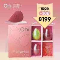 ราคา Oni 3 PCS Makeup Sponge with Holder Set Beauty Sponge Blender Makeup Egg with Gift Box พัฟฟองน้ำ รูปทรงไข่ (1731342877876585569)