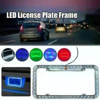 ราคา กรอบป้ายทะเบียนตกแต่ง LED, 12V, คุณภาพสูง, ฝาครอบป้ายทะเบียนรถ, สำหรับรถยนต์และรถบรรทุก, แต่งรถ, อุปกรณ์ตกแต่งรถยนต์ (1730782024921221870)