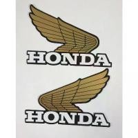 ราคา ซีโอดี สติกเกอร์ Honda สติ๊กเกอร์ปีกHonda สีทอง Retro Classic สติ๊กเกอร์ PVC ปีกนก ฮอนด้า โลโก้ รถมอเตอร์ไซค์ ติดรถ แต่งรถ (1732211264809503694)