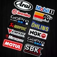 ราคา สติ๊กเกอร์หมวกกันน็อคมอเตอร์ไซค์ สะท้อนแสง 2 ชุด สำหรับขอบจักรยาน แต่งรถ สติ๊กเกอร์ไวนิล เหมาะสำหรับ Mobil NGK Yamaha Suzuki Honda Kawasaki KTM Ducati (1730472278615427202)