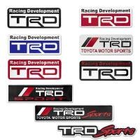 ราคา สติ๊กเกอร์อลูมิเนียม แต่งรถ โลโก้กีฬา TRD สติ๊กเกอร์กันโคลนท้ายรถ สำหรับ Toyota Corolla Reiz Crown Vios Camry Rav4 (1731549784759044401)