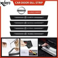 ราคา สติ๊กเกอร์ติดธรณีประตูรถยนต์ โลโก้นิสสัน ป้องกันรอยขีดข่วน แต่งรถ สีดำคาร์บอน เหมาะสำหรับ Almera, Serena, X-trail, Teana (1731465541068425001)