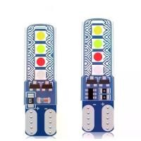 ราคา HEXMA พร้อมส่ง ไฟหรี่หน้า T10 แบบกระพริบ RGBW หลอดไฟหรี่กระพริบ 4 สี (1หลอด) แต่งรถ ราคาโปรโมชั่น (1732303191208135064)