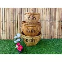 ราคา [จัดส่งทันที] กระบุง ใส่เหรียญ เงิน ธนบัตร มี 3 ขนาด 6 นิ้ว 8 นิ้ว 10 นิ้ว (1731234186938648253)