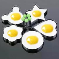 ราคา เครื่องปาดแพนเค้กไข่ดาวสแตนเลส ชุด 5 ชิ้น แม่พิมพ์ไข่เจียว 5 แบบ แม่พิมพ์สำหรับทอดและทำอาหาร อุปกรณ์ครัว อุปกรณ์ Gadget (1729824335160052056)