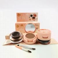 ราคา (ราคายกกล่องสุดคุ้ม 12 ชิ้น)Kiss Beauty & Music Flower 2in1 เขียนคิ้วและอายไลเนอร์เนื้อเจล 2 ตลับ ติดทน ดูเป็นธรรมชาติ Cosmetics เครื่องสำอาง กันน้ำ Eyeliner (1729897419404249852)