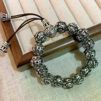 ราคา สร้อยข้อมือเงินโบราณ, มนต์หกคำทิเบต, สร้อยข้อมือลูกปัดกลมดอกบัววินเทจ, สำหรับผู้ชายและผู้หญิง, ลูกปัดพระพุทธรูป, งานฝีมือแฟชั่นจีน, อุปกรณ์เสริม, ภาษาสันสกฤต, สไตล์ เหรียญ พระราหู ทรง ครุฑ (1731471982