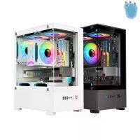 ราคา เคสคอมพิวเตอร์เดสก์ท็อป, โปร่งใส, สำหรับ M-ATX และ ITX เมนบอร์ด, พัดลม 240 มม., ฮาร์ดดิสก์ 3.5 นิ้ว, ขยายฐาน 2.5 มม., เหมาะสำหรับเคสคอมพิวเตอร์, [PA]ที่วาง SSD พร้อมคุณสมบัติแบบยืดหดได้ (1731087539300
