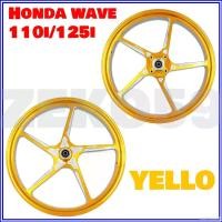 ราคา easiness22 แบบพกพา ล้อแม็ก KRYON 5 ก้าน HONDA WAVE110I (2009-2020)/125I (2012-2022) ขายเป็นคู่ ขอบ1.4*17 มอเตอร์ไซค์ Motorcycle (1731784953597037223)