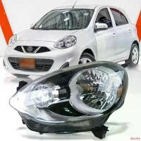 ราคา คุณภาพรับประกันได้ เสื้อไฟหน้า รุ่น นิสสัน มาร์ช NISSAN MARCH K13 ปี 2014 - 2018 ขอบดำ ( กดเลือกข้างได้นะคะ ) ไม่รวมชุดหลอดไฟ Car รถจักร รถยนต์ Led (1731661014279293624)