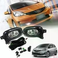 ราคา ปัจจุบัน ไฟตัดหมอก ไฟสปอร์ตไลท์ รุ่น ฮอนด้า แจ๊ส HONDA JAZZ GE ไม่ท็อป ปี 2009 - 2013 พร้อมครอบ สีดำ และชุดสายไฟ 1 ชุด Car รถยนต์ รถจักร Led (1731674668677105987)