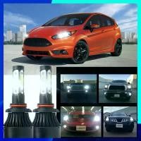 ราคา ชุดไฟหน้า LED, 2 ชิ้น, สีขาว, 6000K, X7 4Sisi, โคมไฟ NW, สำหรับ Ford Fiesta VI 2012-2023 (ไฟหน้า), ชุด (1732255534555761612)
