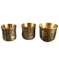 ราคา ถ้วยทองเหลือง, การออกแบบมังกรและฟีนิกซ์, วัสดุโลหะทองแดงบริสุทธิ์, ของขวัญประณีต, ถ้วยชาทองเหลือง, ถ้วยเล็กตกแต่งสไตล์จีน, เครื่องประดับพิธีชงชา Baifu, ถ้วยเล็ก เหรียญ หลวงพ่อรว (1731624076340921870)