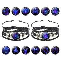 ราคา สร้อยข้อมือคู่ สไตล์ยุโรปและอเมริกา 12 ราศี ทอหลายชั้น เรืองแสงในที่มืด ทำจากหนังวัวพังค์ สร้อยข้อมือท้องฟ้าเต็มไปด้วยดวงดาว เครื่องประดับ กรอบ พระสมเด็จวัดระฆัง เหรียญ จักรเพช (1732253895142574844)
