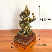 ราคา พระพรหม 4 หน้า สีทองโบราณ ฐานสีไม้มงคล สูง 6 นิ้ว พรหม4หน้า พระพุทธรูป ป้าย ขนมปังปิ้ง เนยนม กระจก เสริมฮวงจุ้ย เครื่อง วัตถุ มงคล พระผง ของขวัญ วัดปาก น้ํา รุ่น เหรียญ ลู (1731011768543316451)