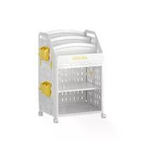 ราคา ชั้นวางหนังสือ ชั้นวางหนังสือ รูปภาพ ชั้นวางของแบบเคลื่อนย้ายได้ ชั้นวางของบนพื้น ที่เก็บของแบบเรียบง่าย ล้อเลื่อน หนังสือ วาง ชั้น (1731438439742605133)