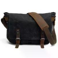 ราคา กระเป๋าสะพายข้างผู้ชาย วัสดุผ้าใบขี้ผึ้งหนา กระเป๋า Messenger สไตล์วินเทจ กระเป๋าสะพายข้างลำลอง เหมาะสำหรับผู้ชายและเด็กผู้ชาย สไตล์สันทนาการ (1731612096868878017)