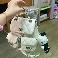 ราคา กระเป๋าเป้สะพายหลังมินิโซ่ย่อย, เกาหลีใต้, น้ำหนักเบา, สำหรับผู้หญิง, 2024 มาใหม่, เหมาะสำหรับนักเรียน, กระเป๋าเป้สะพายหลังพร็อพ, กระเป๋า Chanel-Style (1730336149847050541)