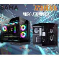 ราคา A721/NEOLUTION GALACTIC (BLACK) Case (เคสคอมพิวเตอร์) SAMA พัดลม 3 ตัว (ATX , MICRO ATX , MINI ITX) มีกระจกข้าง (1730317774711982194)