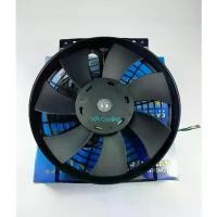ราคา สายพาน พัดลม แผงแอร์ 10นิ้ว7ใบ 12V,24V พัดลมเสริมแอร์ ระบายความร้อน พัดลมหม้อน้ำ มอเตอร์ (หนา2.5นิ้ว โครงเหล็กกันหิน) มีให้เลือกทั้งเป่าและดูด ลูกรอก (1732171573898610805)